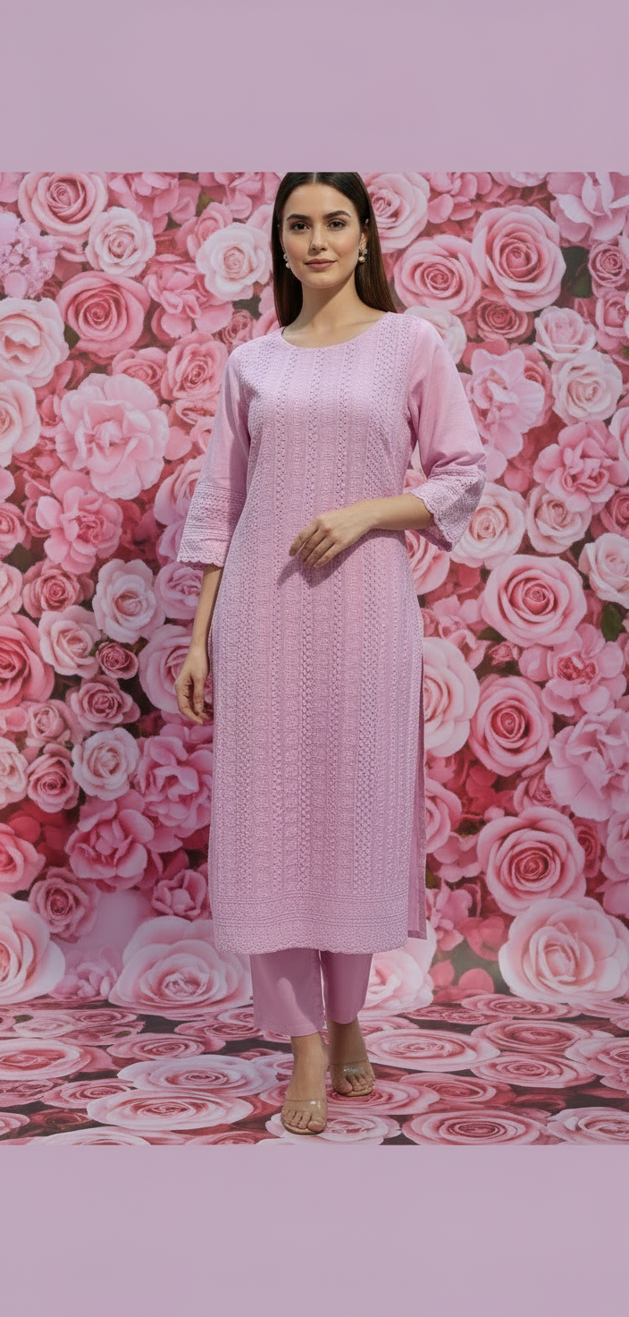 The Pink Lady Kurti Designer