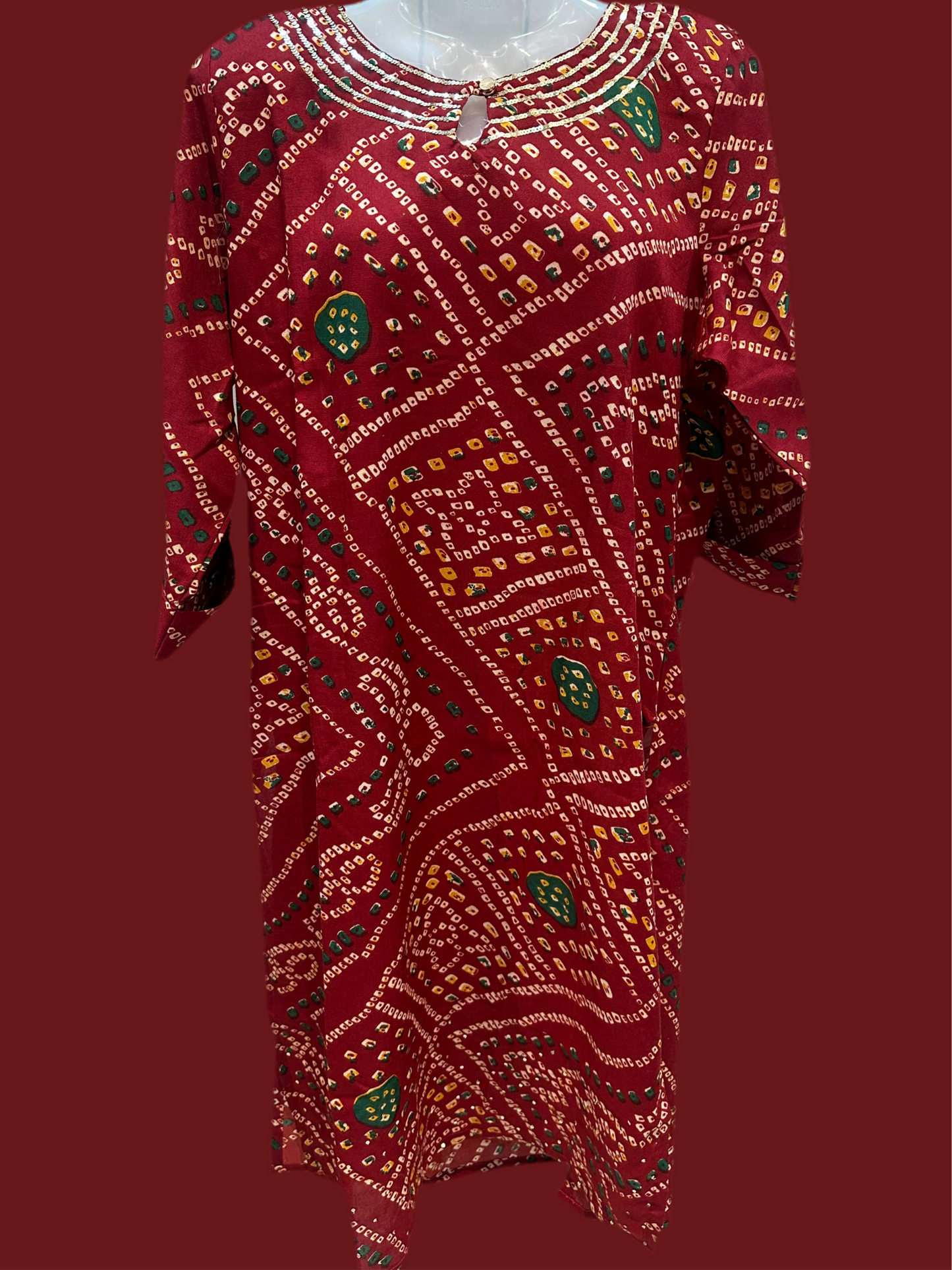 Designer Ranga chunni