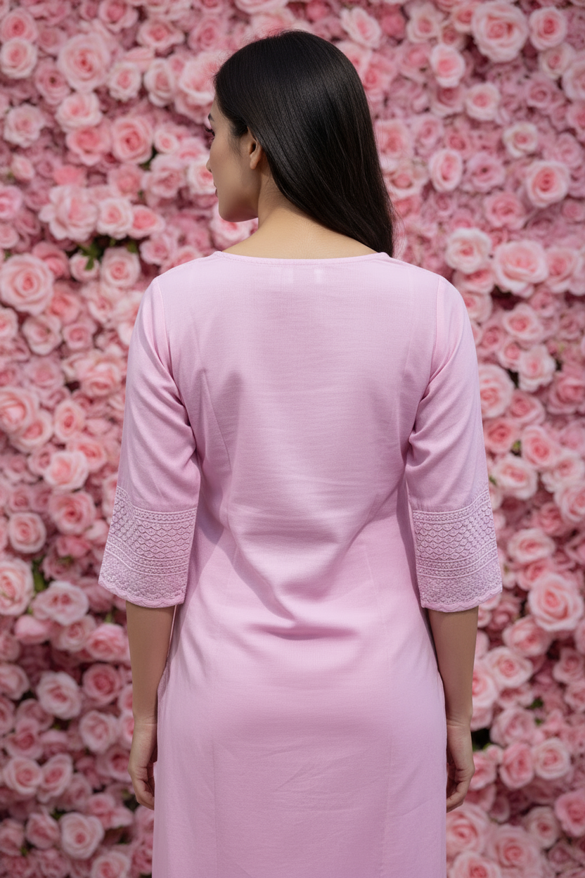 The Pink Lady Kurti Designer